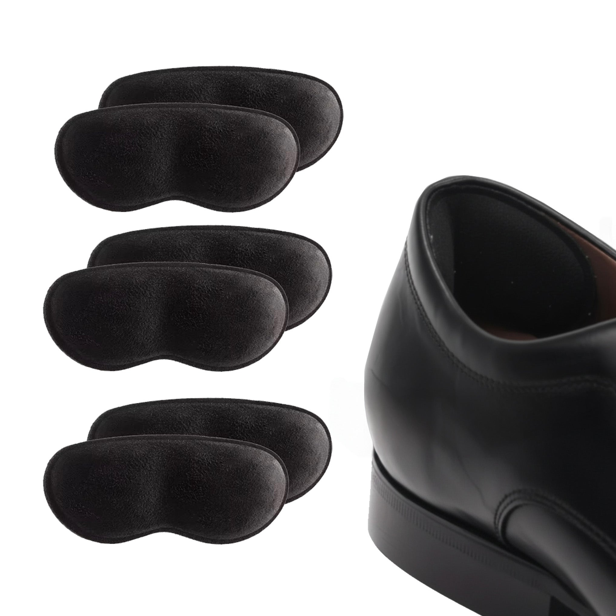 Sodrai Hielbeschermers - Zwart - (6 stuks-3 pack)